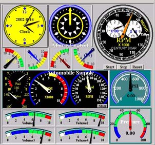 activex, chart, gauge, instrumentation, engineering, industrial automation, simulation